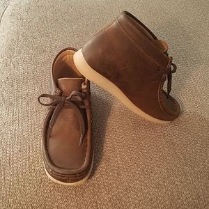 Kids Clarks Wallabee boots